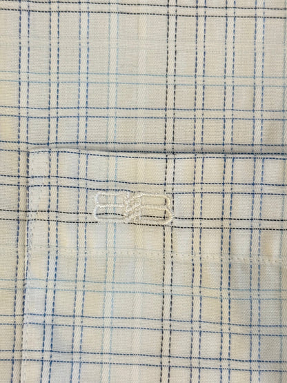 Balenciaga White Check SS Shirt