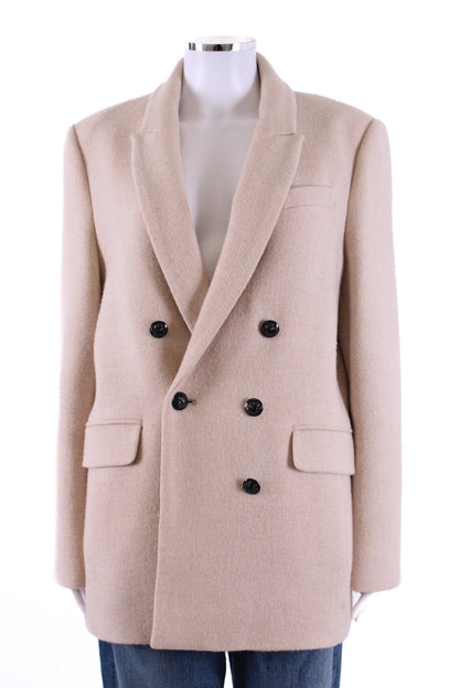 ME+EM Double Breasted Jacket Cream 14 | Default Title, Cream