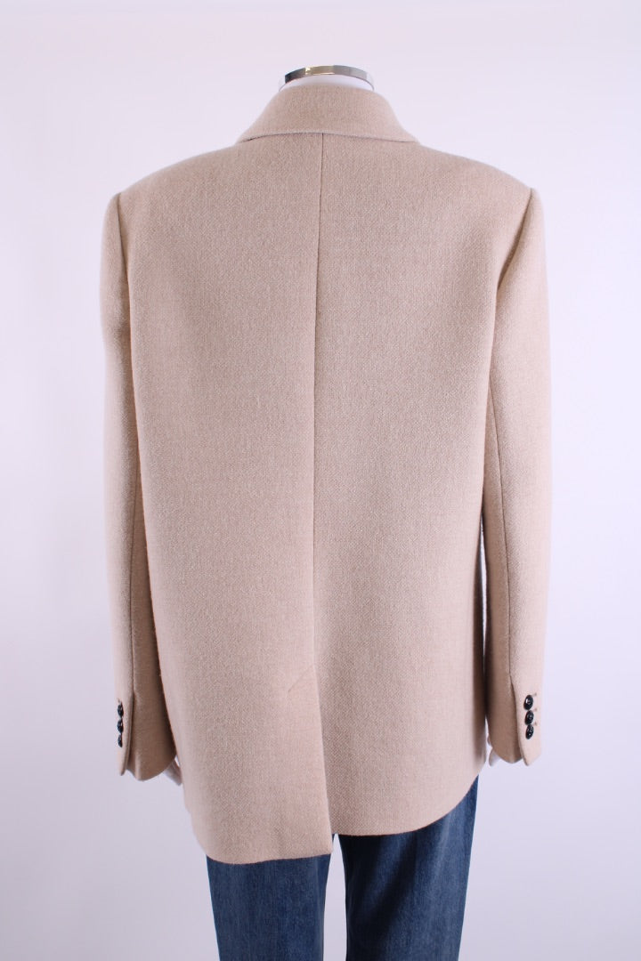 ME+EM Double Breasted Jacket Cream 14 | Default Title, Cream