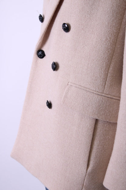 ME+EM Double Breasted Jacket Cream 14 | Default Title, Cream