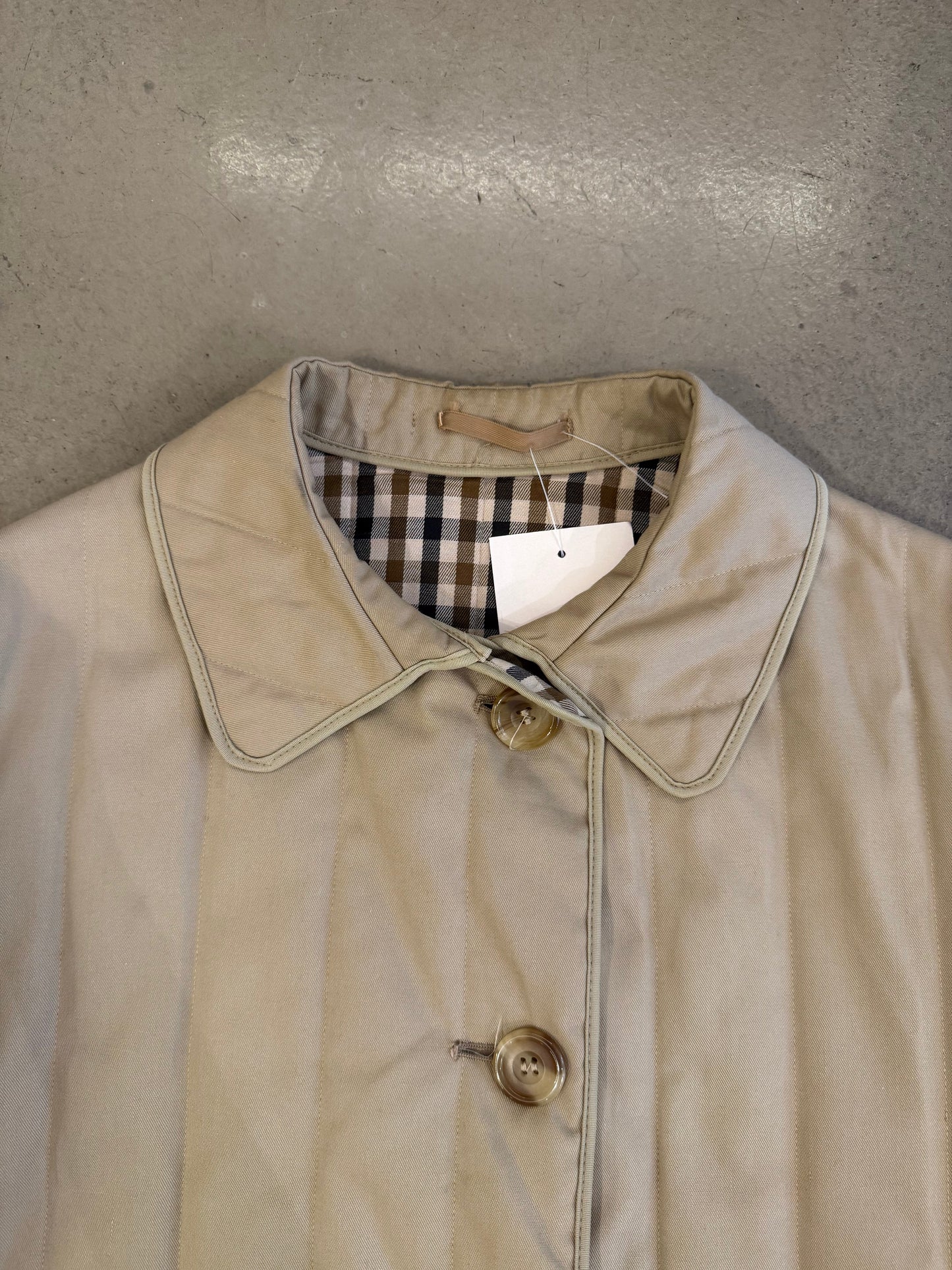 Aquascutum Quilted Trench Coat