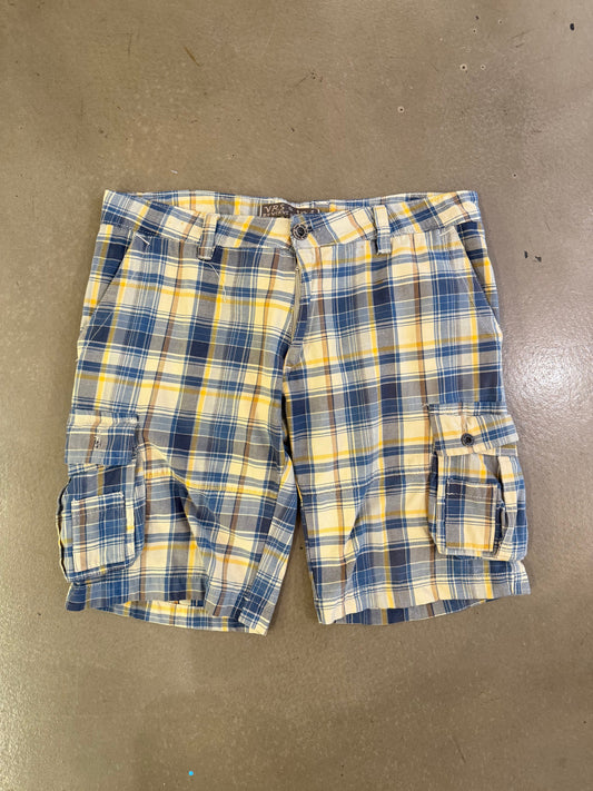 Cargo Style Checked Shorts | W36, TBD