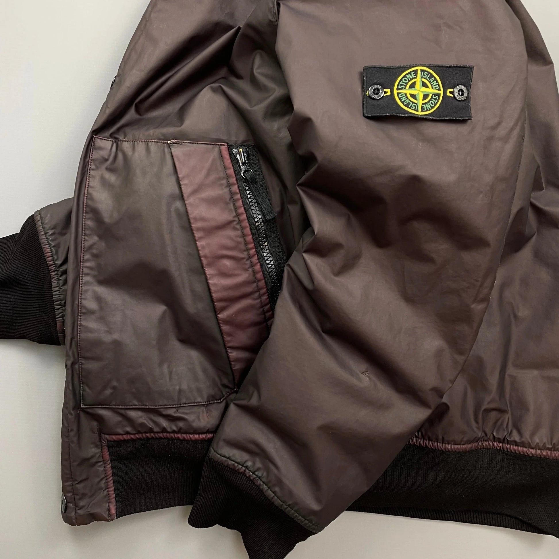 Olive Stone Island Supreme Tracksuit Stone Island Burgundy AW13