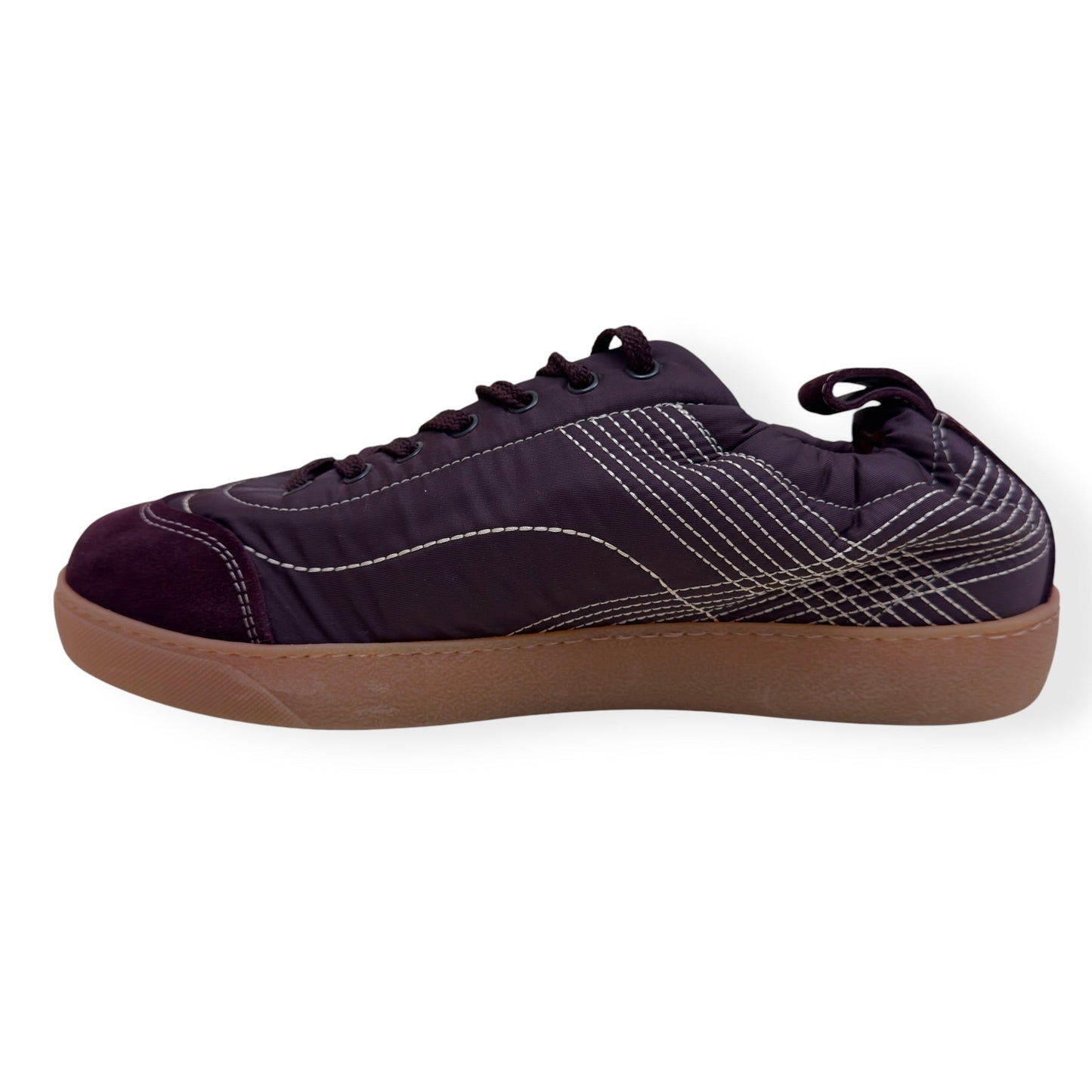 DRIES VAN NOTEN NEW CASSETTA SNEAKER BORDEAUX 44 / UK10 | UK 10, Bordeaux