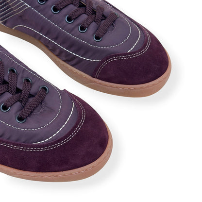 DRIES VAN NOTEN NEW CASSETTA SNEAKER BORDEAUX 44 / UK10 | UK 10, Bordeaux