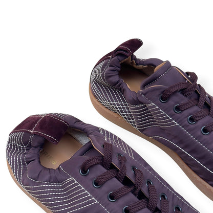 DRIES VAN NOTEN NEW CASSETTA SNEAKER BORDEAUX 44 / UK10 | UK 10, Bordeaux