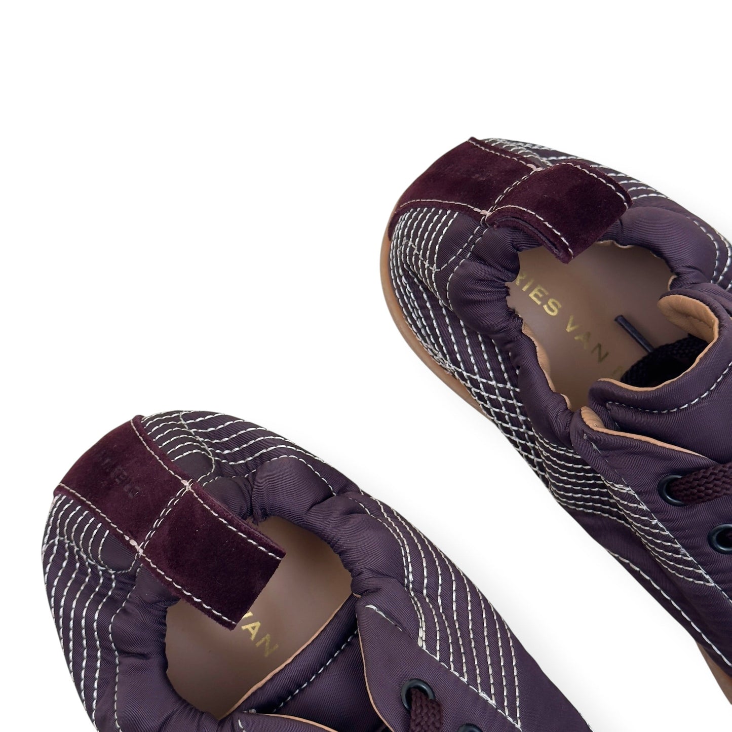 DRIES VAN NOTEN NEW CASSETTA SNEAKER BORDEAUX 44 / UK10 | UK 10, Bordeaux