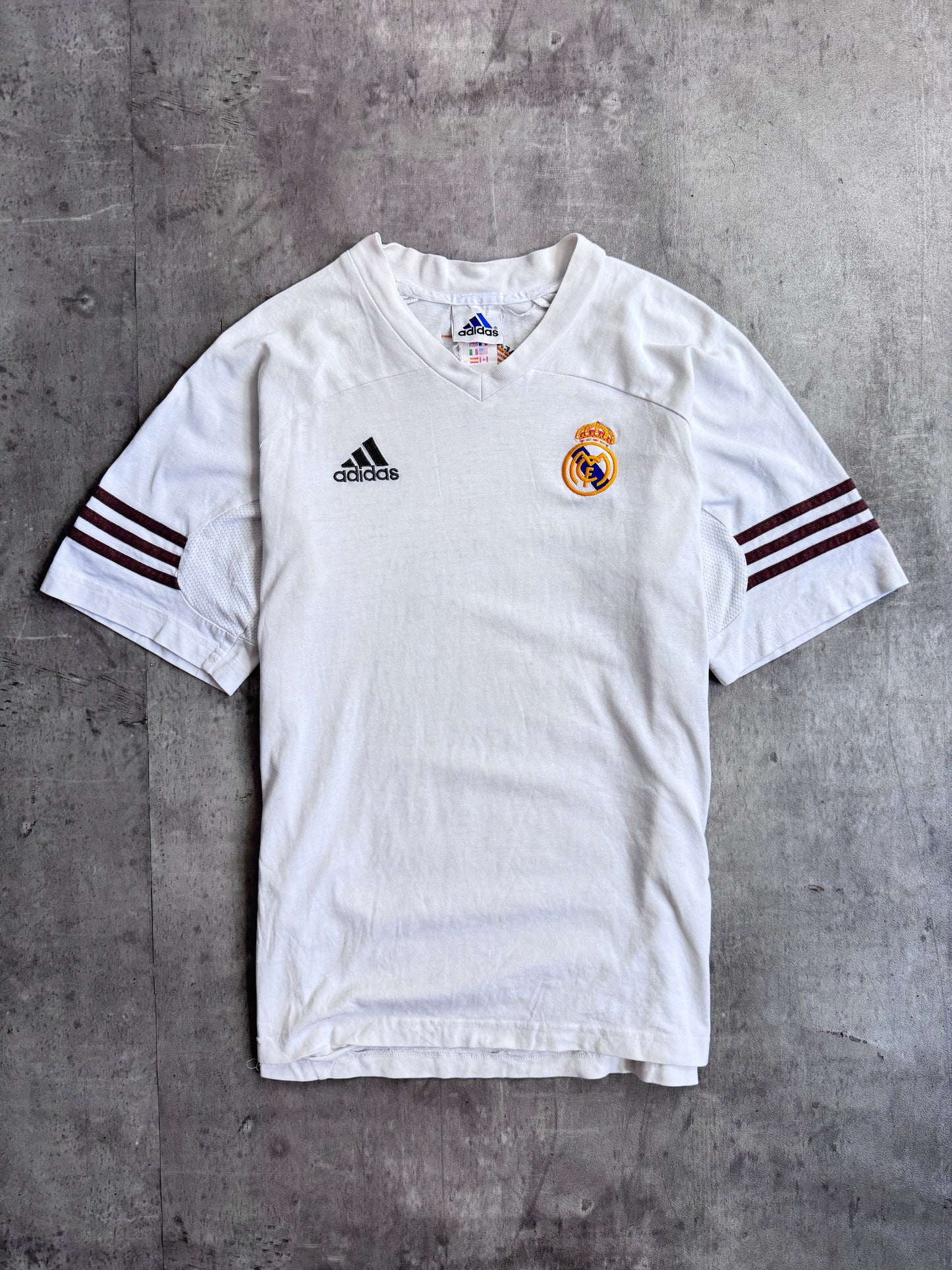 2001-02 Real Madrid Adidas Training Shirt