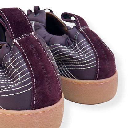 DRIES VAN NOTEN NEW CASSETTA SNEAKER BORDEAUX 44 / UK10 | UK 10, Bordeaux