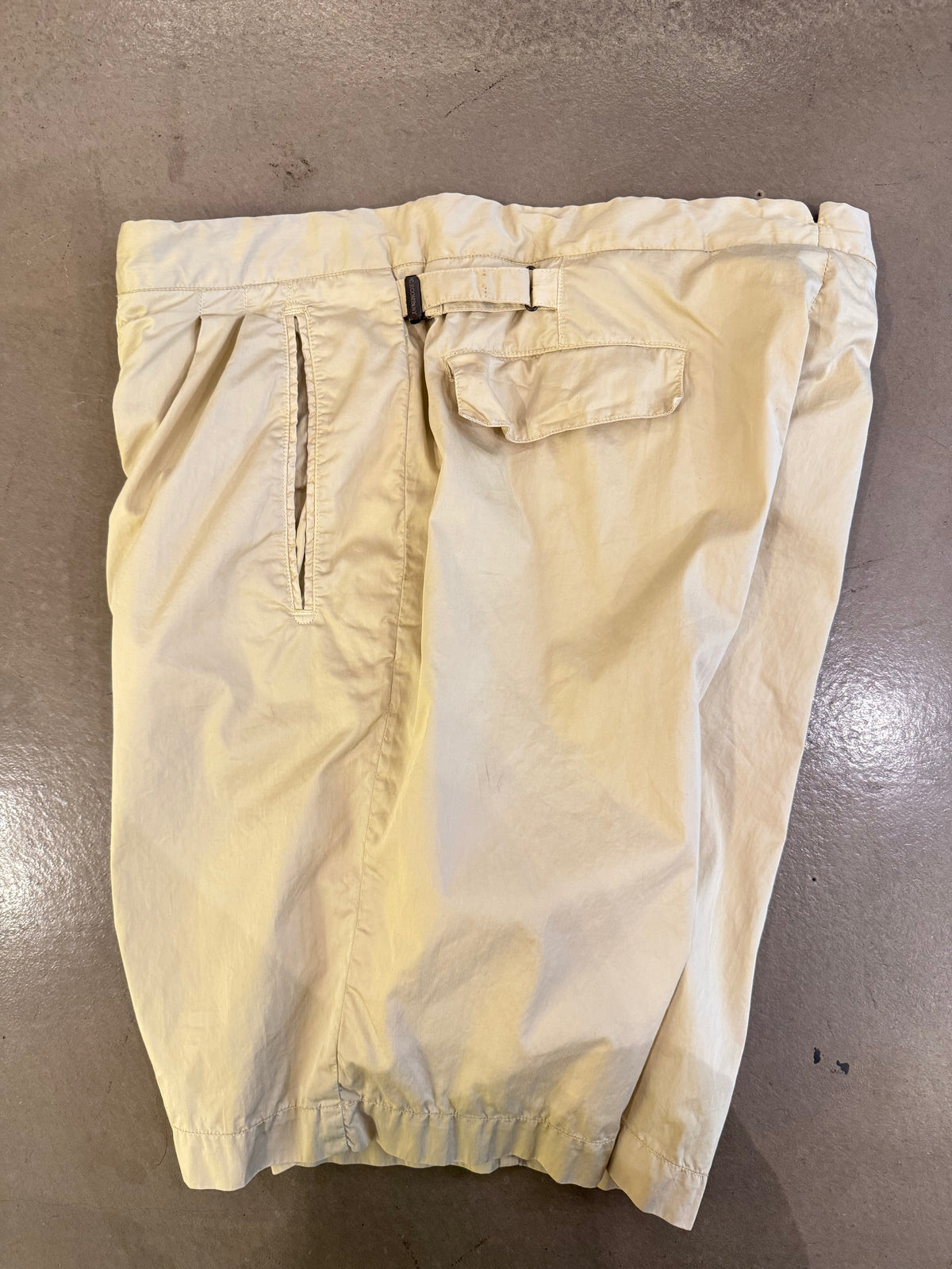 S/S 2010 C.P. Company Belted Detail Beige Shorts | W33, Beige