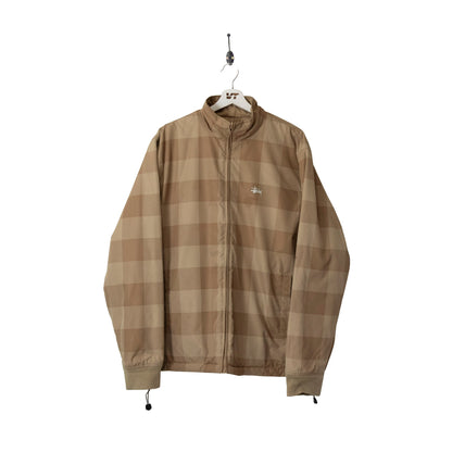 Stussy Plaid Graphic Quilted Coach Jacket