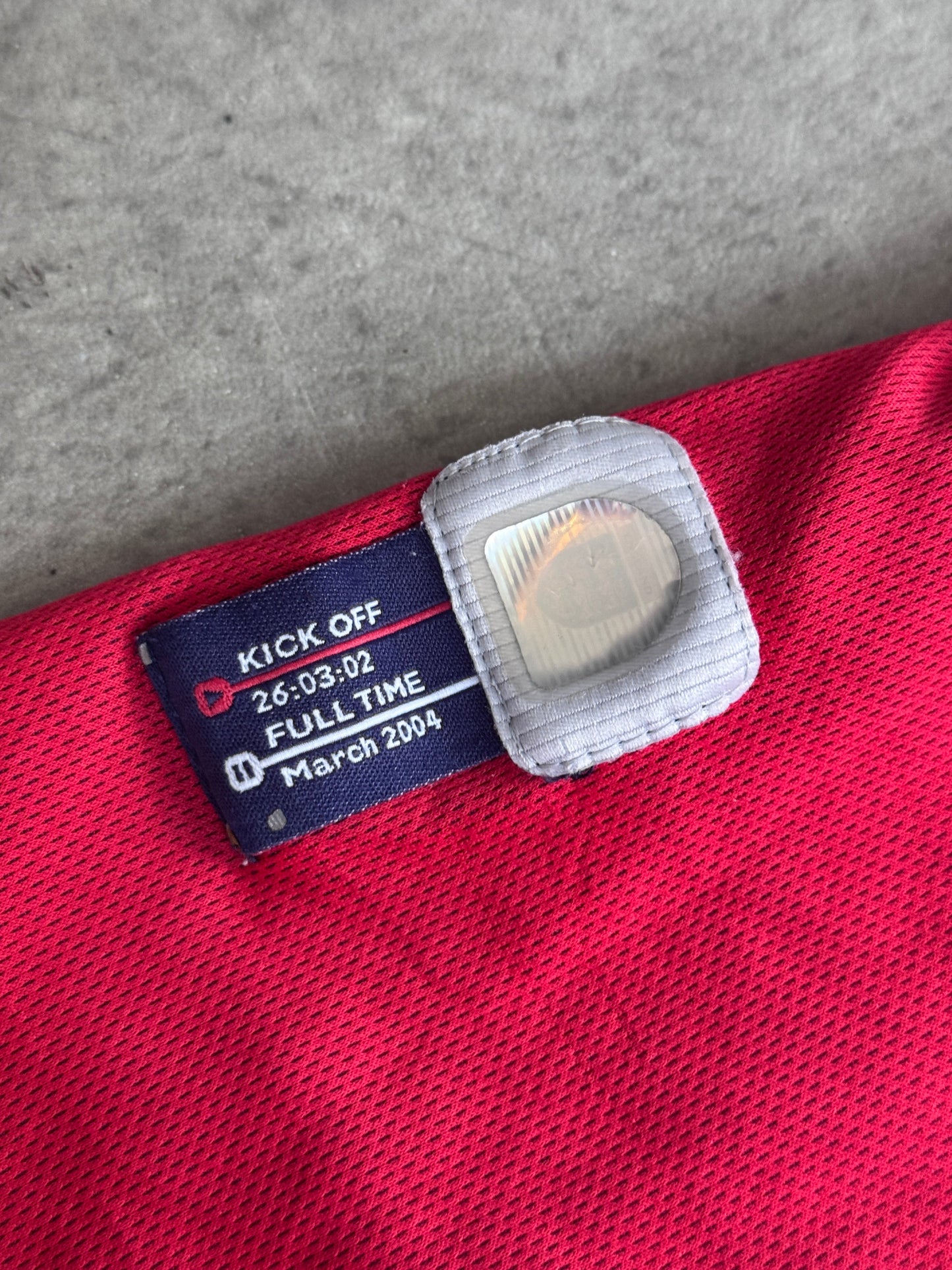 2002-04 England Away Reversible Football Shirt