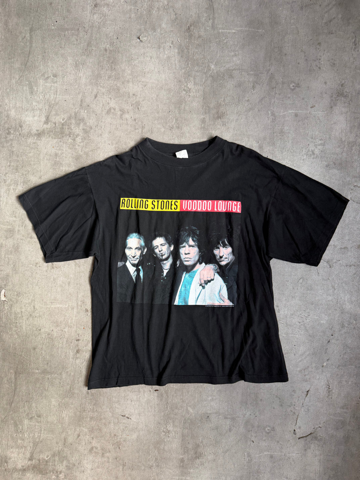 1994/95 Rolling Stones Voodoo Lounge Tee | O/S, Black