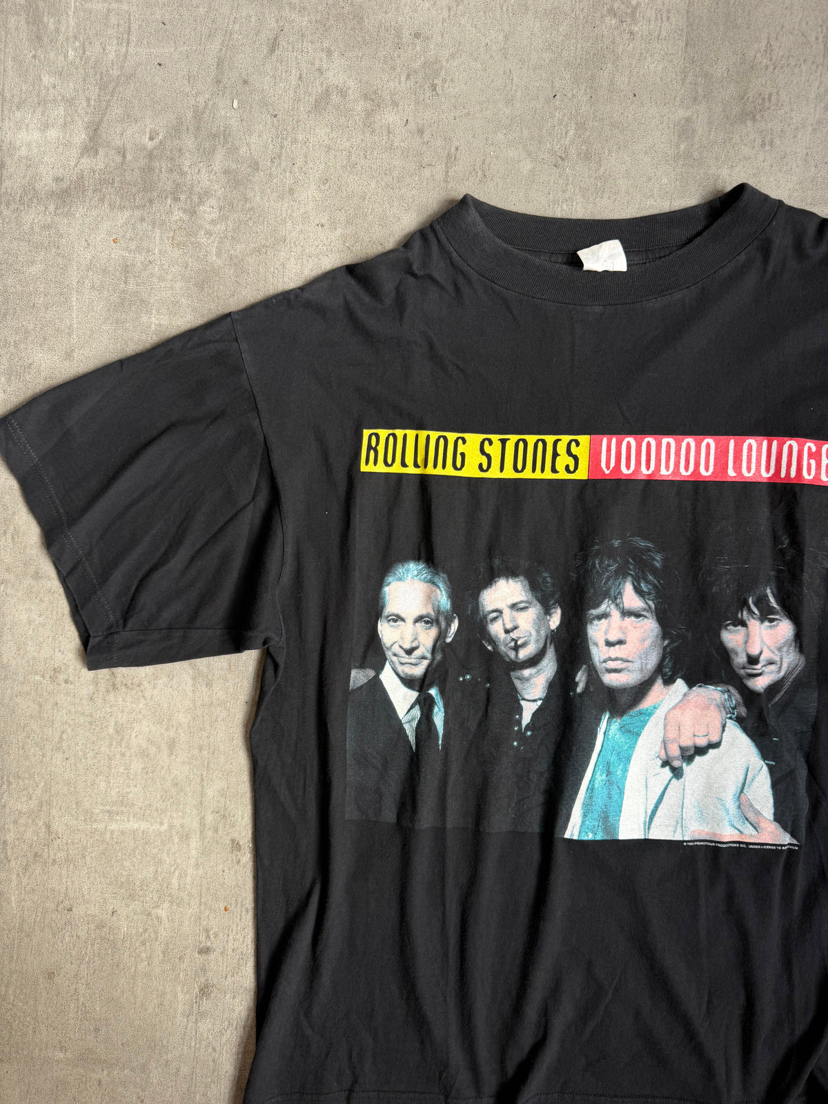 1994/95 Rolling Stones Voodoo Lounge Tee | O/S, Black