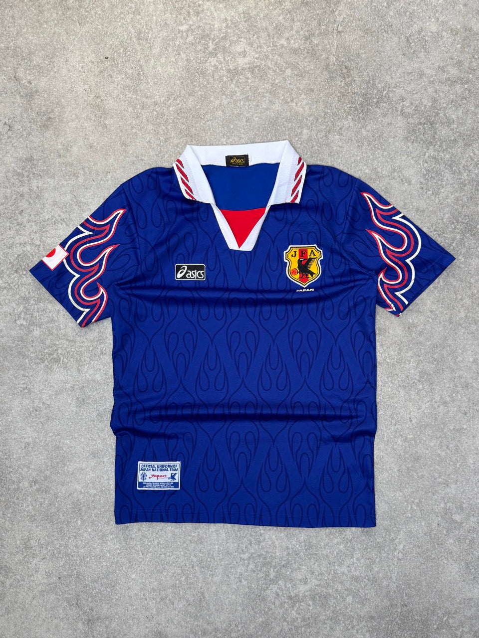 1998 Japan National Team World Cup Blue Football Shirt