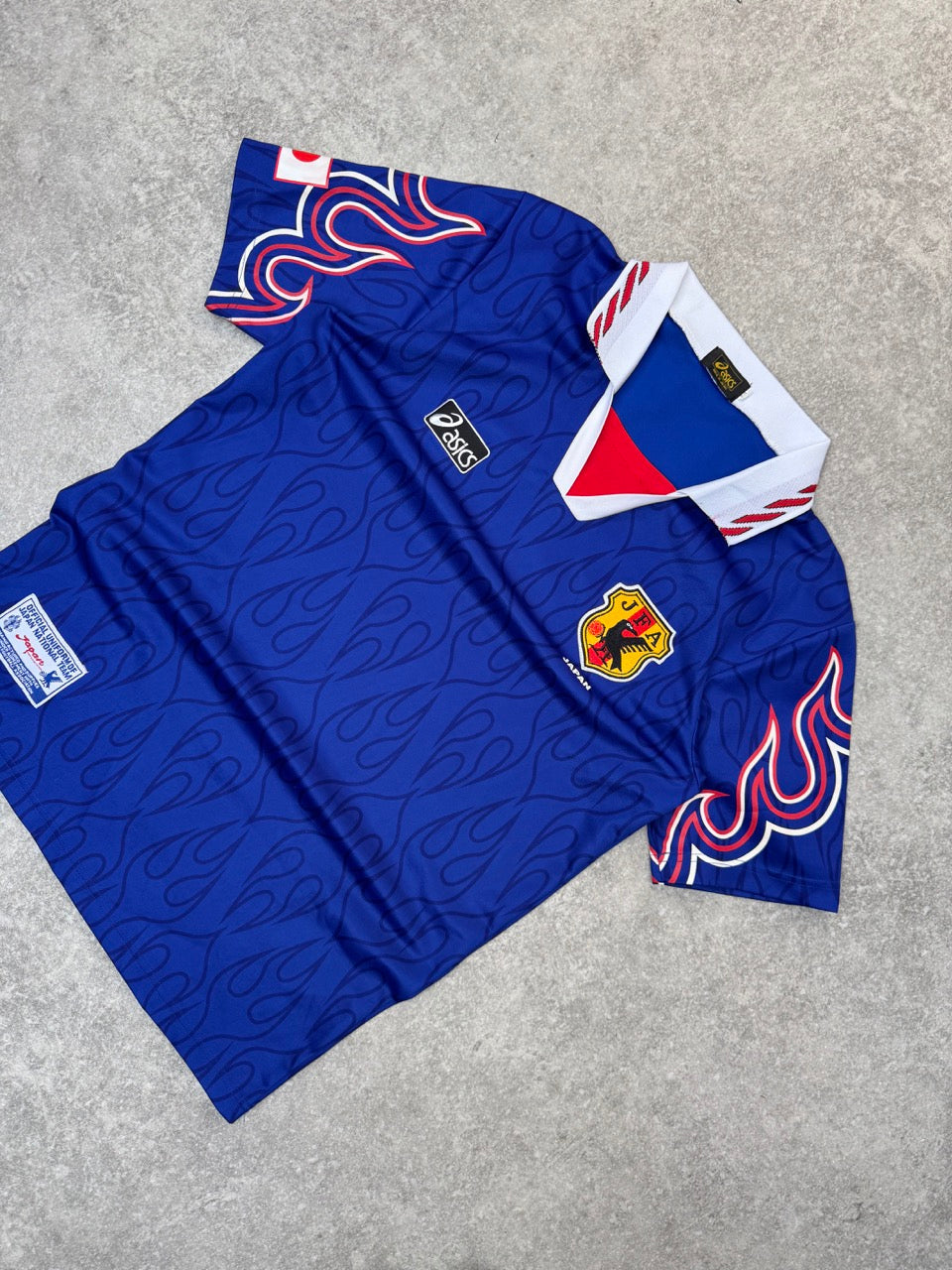 1998 Japan National Team World Cup Blue Football Shirt