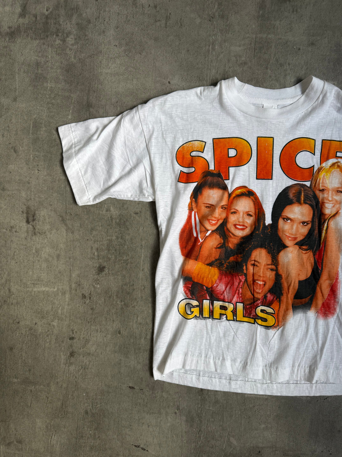 Deadstock 90s Spice Girls Baby Tee | O/S, White