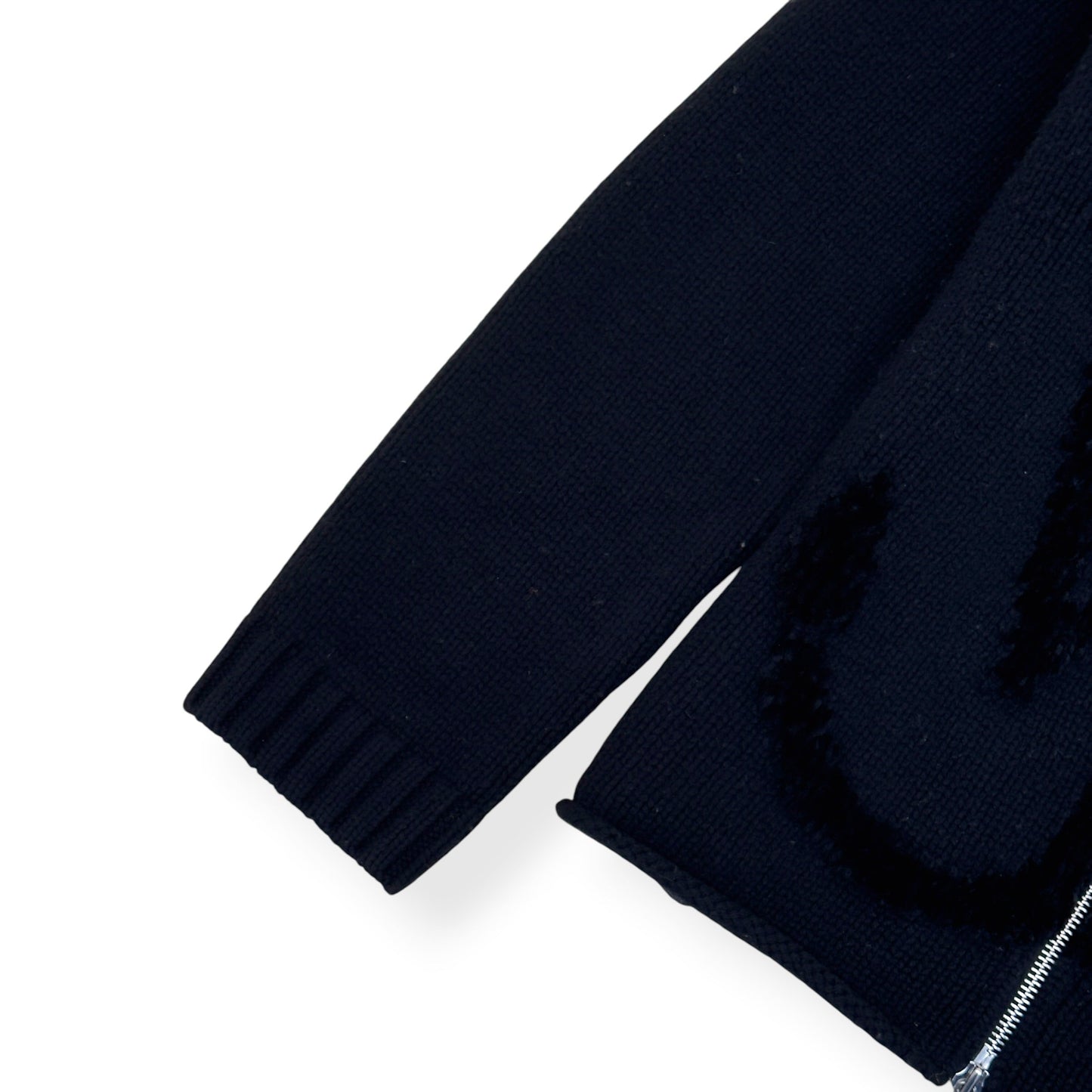 JW ANDERSON ‘ANCHOR JWA’ WOOL HOODIE BLACK XL | XL, Black