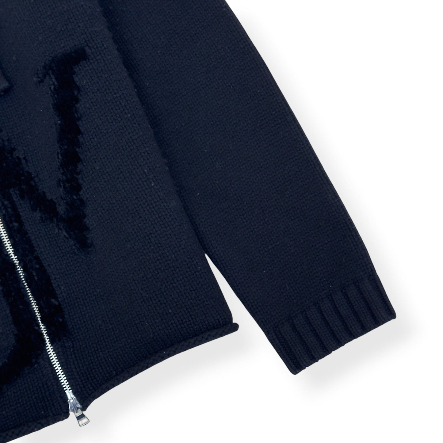 JW ANDERSON ‘ANCHOR JWA’ WOOL HOODIE BLACK XL | XL, Black