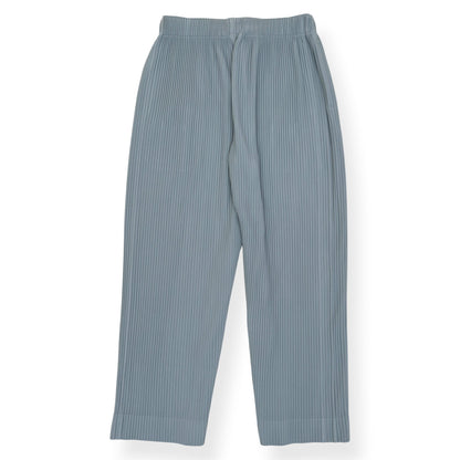 ISSEY MIYAKE HOMME PLISSÉ PLEATED TROUSERS LIGHT BLUE 3 / M | Medium, Blue