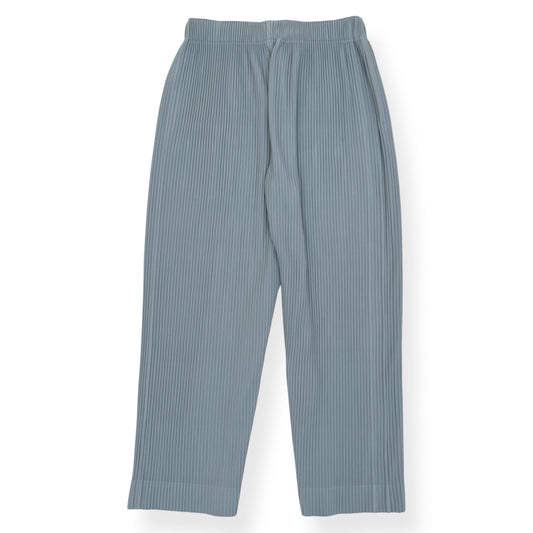 ISSEY MIYAKE HOMME PLISSÉ PLEATED TROUSERS LIGHT BLUE 3 / M | Medium, Blue