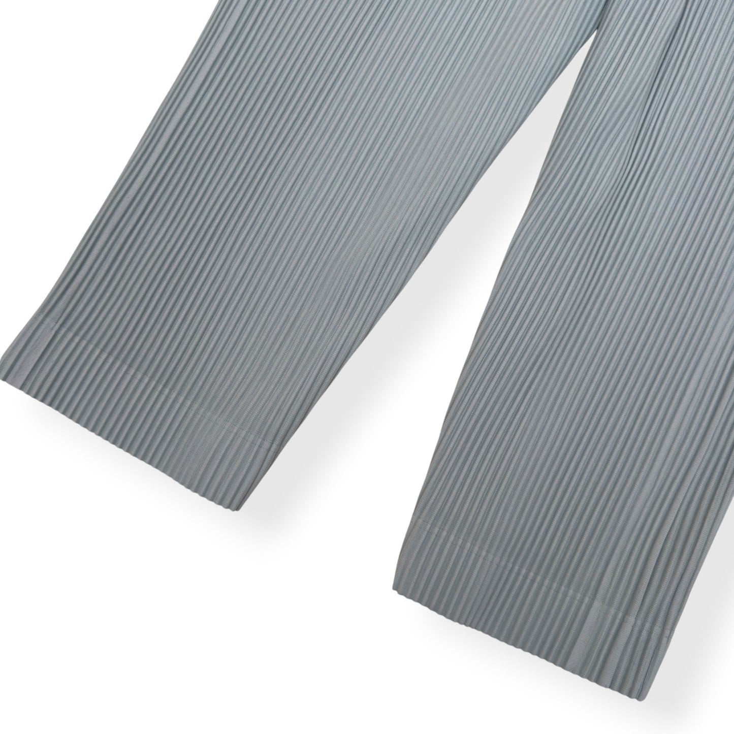 ISSEY MIYAKE HOMME PLISSÉ PLEATED TROUSERS LIGHT BLUE 3 / M | Medium, Blue