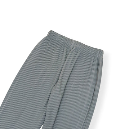 ISSEY MIYAKE HOMME PLISSÉ PLEATED TROUSERS LIGHT BLUE 3 / M | Medium, Blue