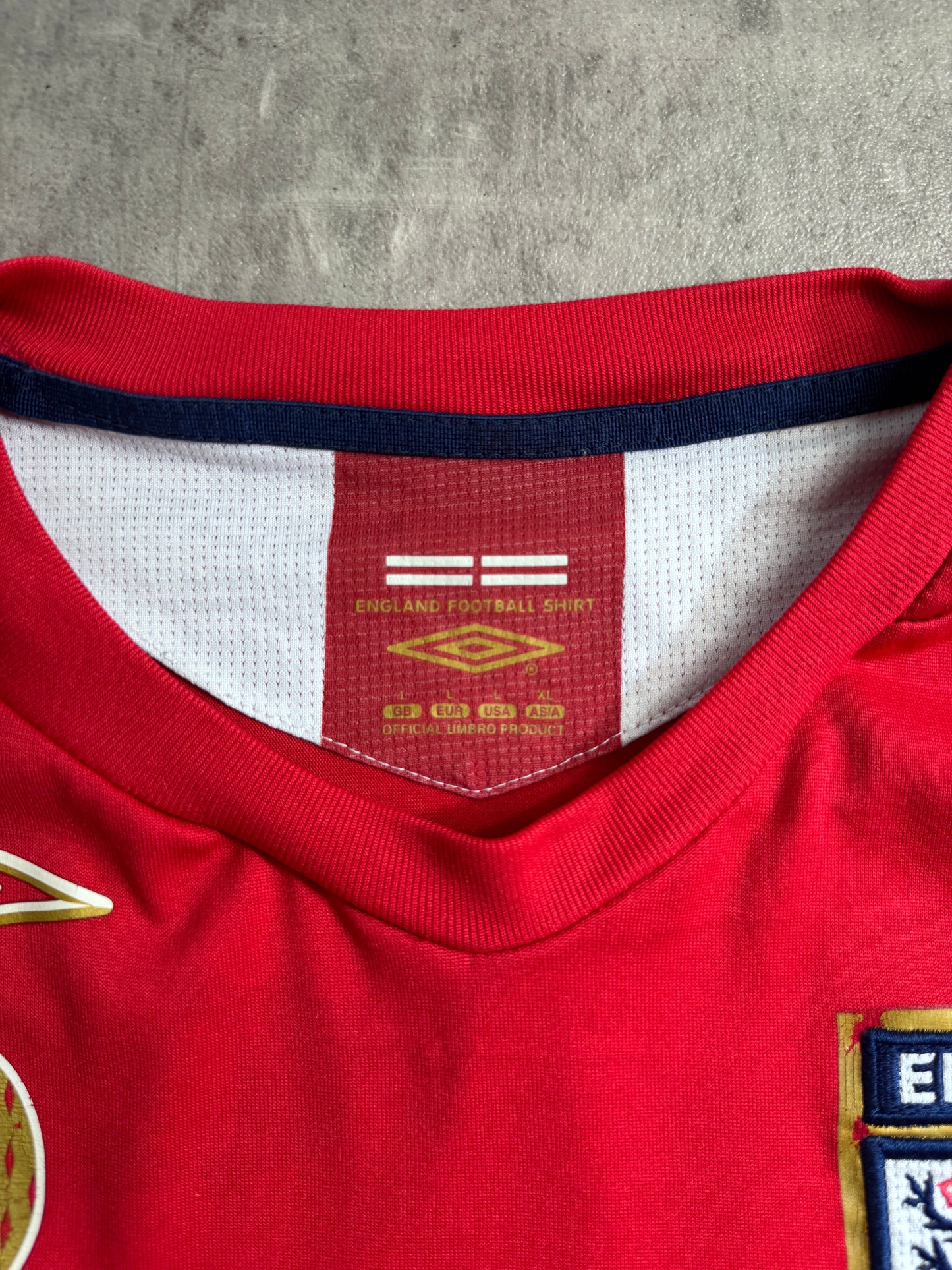 2006-08 England Away 'Lampard 8' Football Shirt