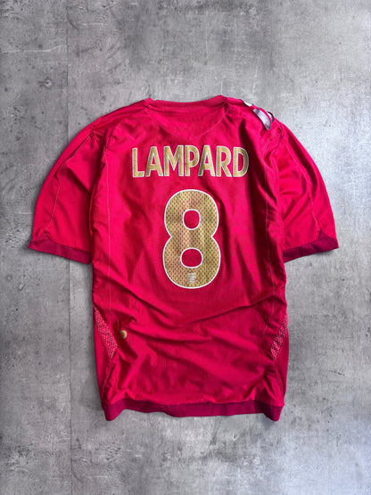 2006-08 England Away 'Lampard 8' Football Shirt