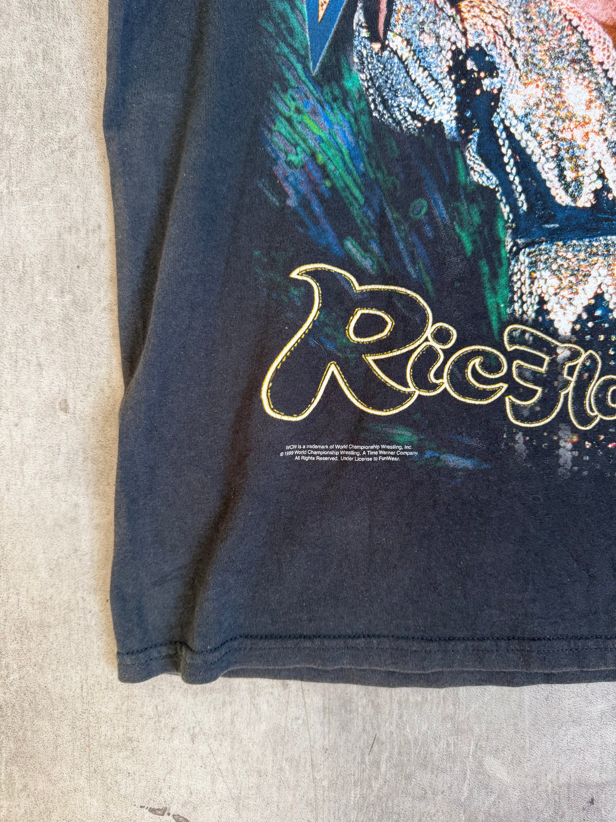 1999 WCW Rick Flair WOOOOO Tee | Black