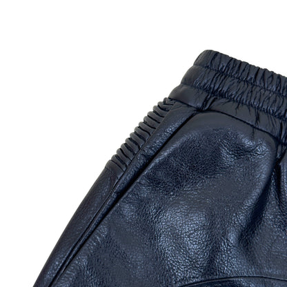 FEAR OF GOD STRAIGHT-LEG FULL-GRAIN LEATHER TROUSERS BLACK L | Large, Black
