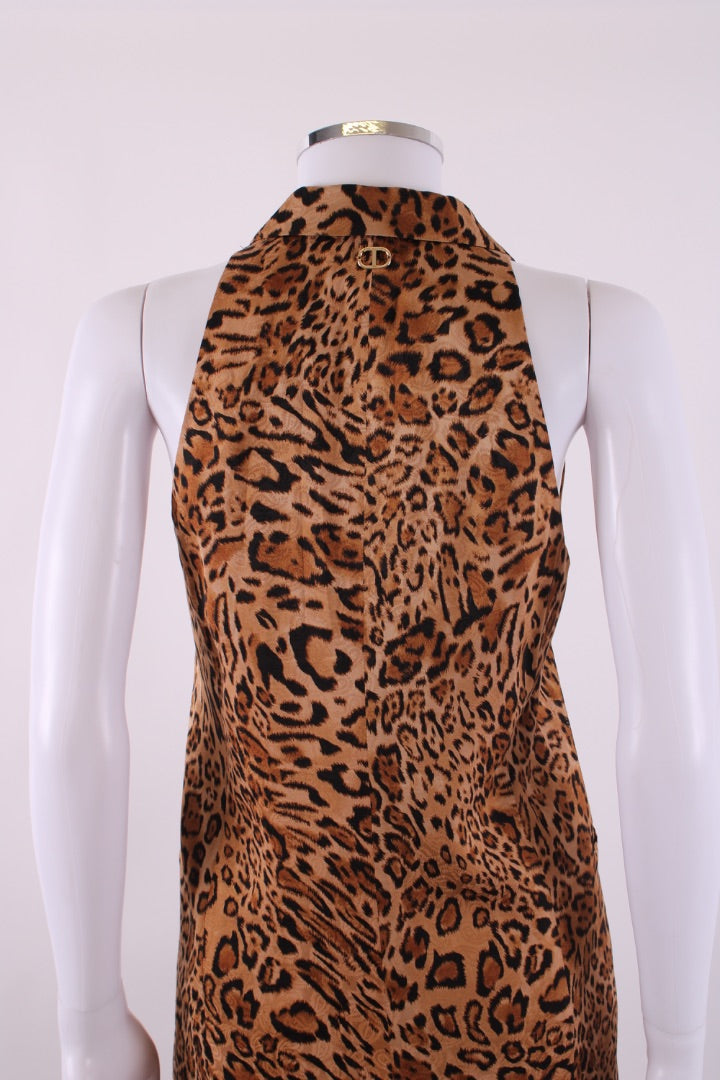 Twinset Waist Coat/ Trouser Co-Ord Leopard Print 10 | Default Title, Leopard Print