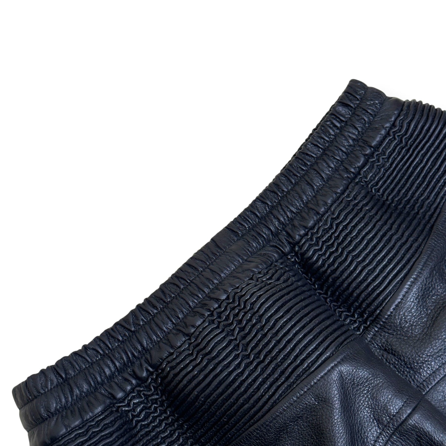 FEAR OF GOD STRAIGHT-LEG FULL-GRAIN LEATHER TROUSERS BLACK L | Large, Black