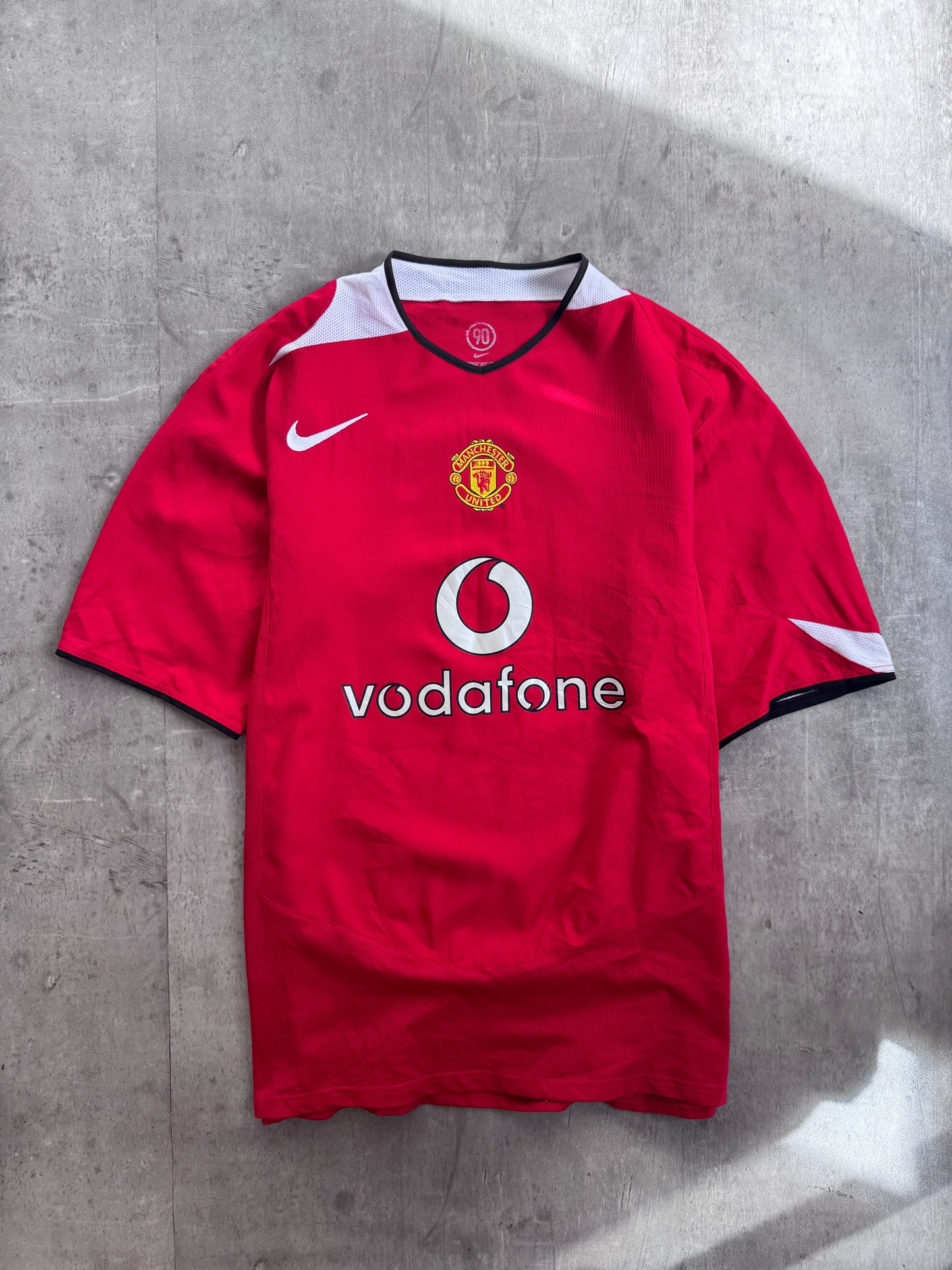 2004-05 Manchester United Home 'Rooney 8' Football Shirt
