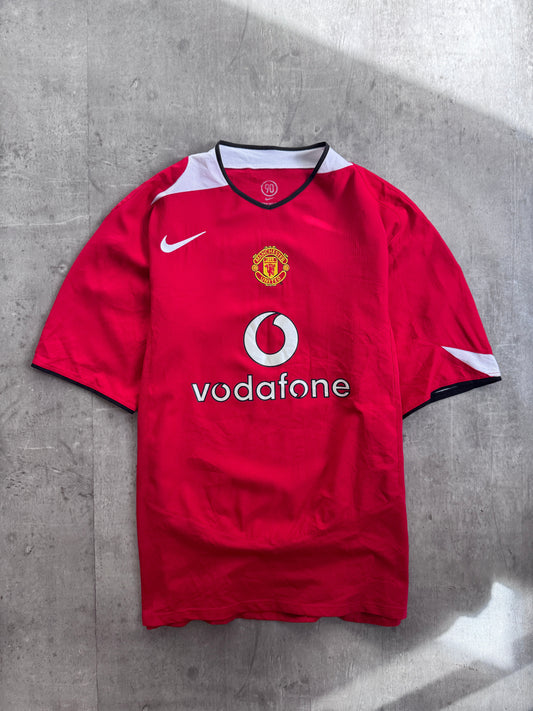 2004-05 Manchester United Home 'Rooney 8' Football Shirt