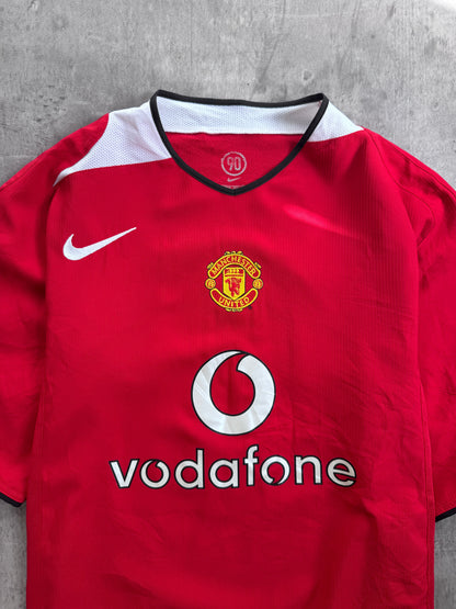 2004-05 Manchester United Home 'Rooney 8' Football Shirt