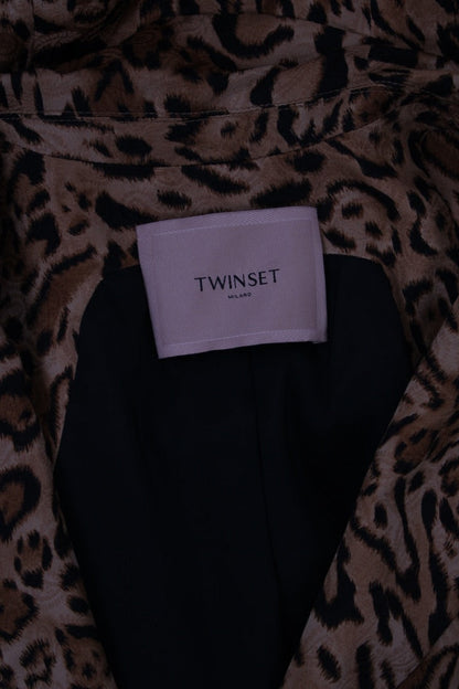 Twinset Waist Coat/ Trouser Co-Ord Leopard Print 10 | Default Title, Leopard Print