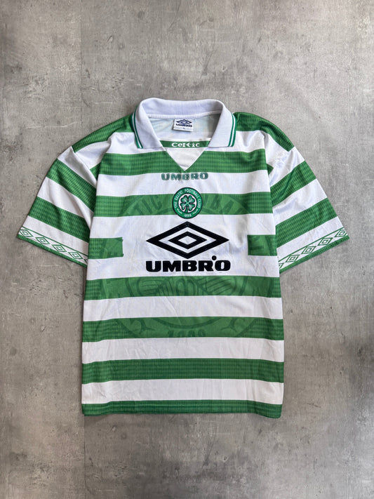 1997-99 Celtic Home Umbro Football Shirt