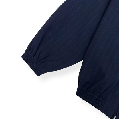 ACNE STUDIOS PINSTRIPE ZIP JACKET NAVY 50 / M | Medium, Navy