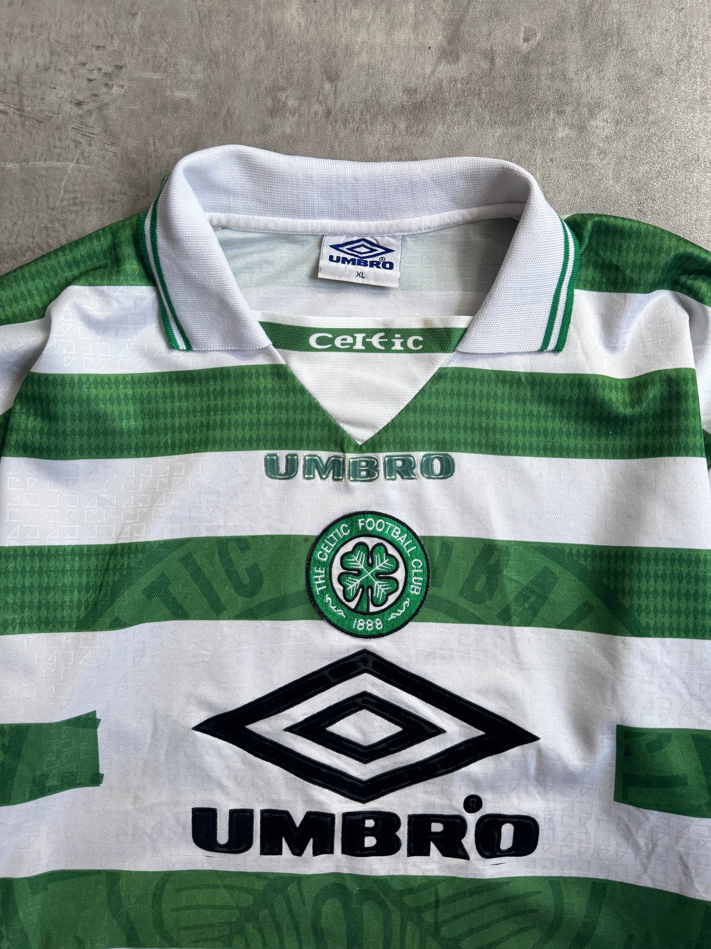 1997-99 Celtic Home Umbro Football Shirt