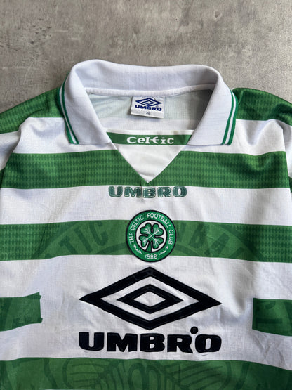 1997-99 Celtic Home Umbro Football Shirt