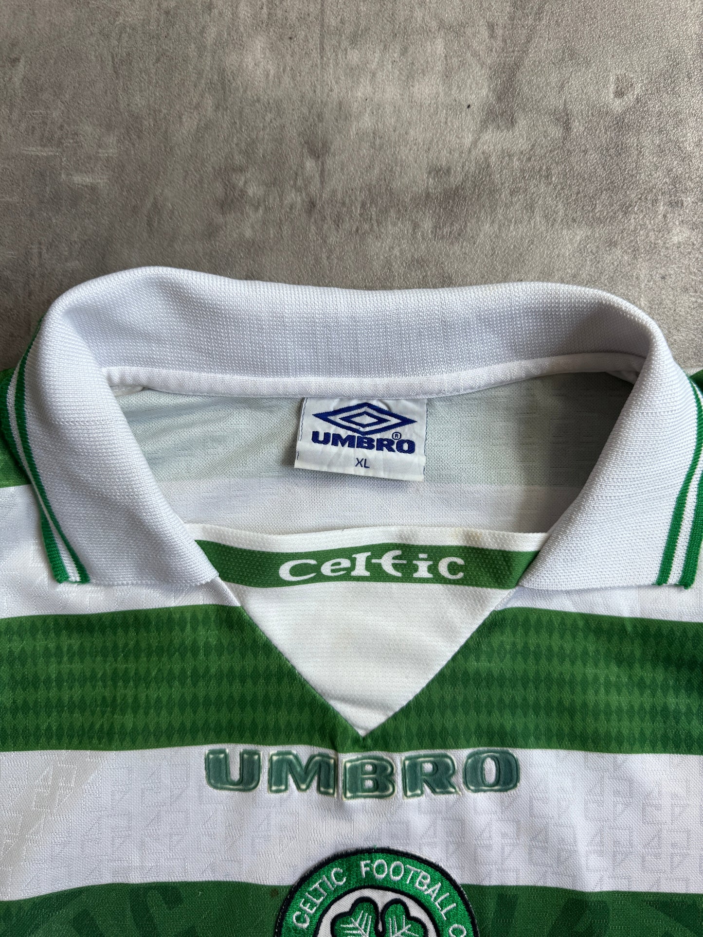 1997-99 Celtic Home Umbro Football Shirt