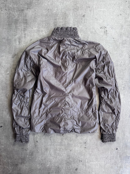 Moncler Taupe Lightweight Cinch Stitch Detailed Jacket