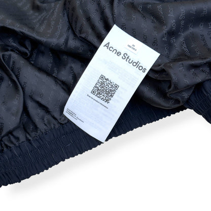 ACNE STUDIOS PINSTRIPE ZIP JACKET NAVY 50 / M | Medium, Navy
