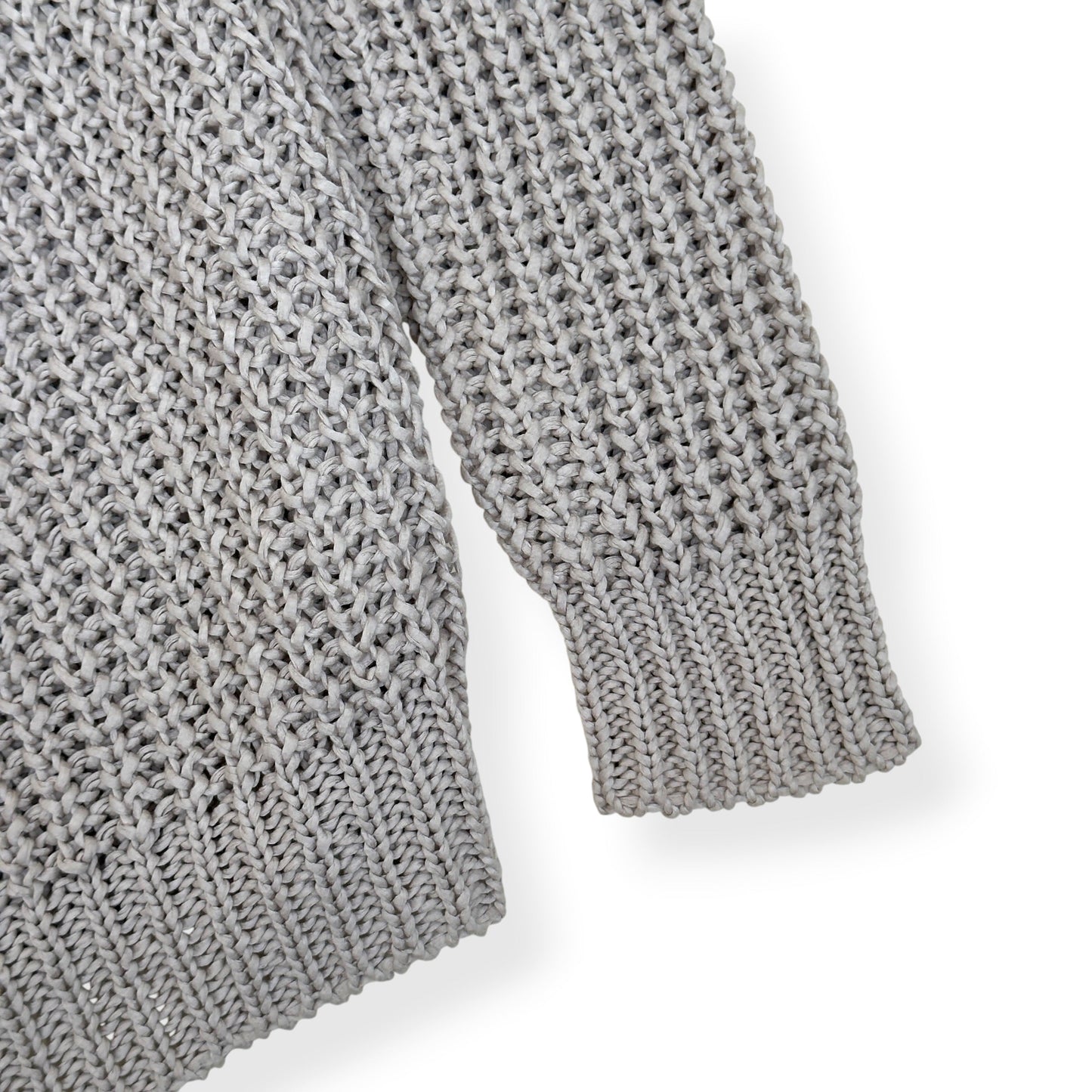 RICK OWENS WALRUS SS17 OPEN KNIT SWEATER BEIGE L | Large, Beige