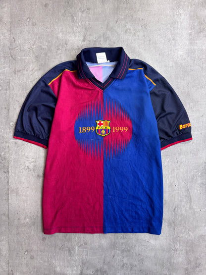 1999 Barcelona FC 'Rivaldo 11' Centenary Football Shirt