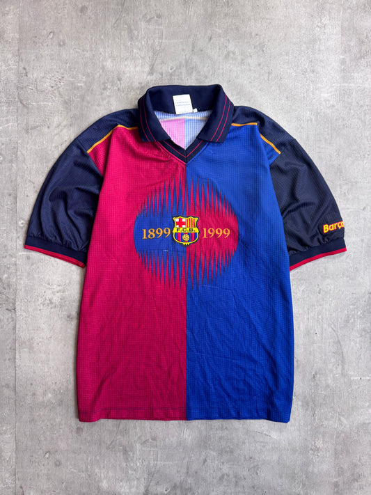 1999 Barcelona FC 'Rivaldo 11' Centenary Football Shirt