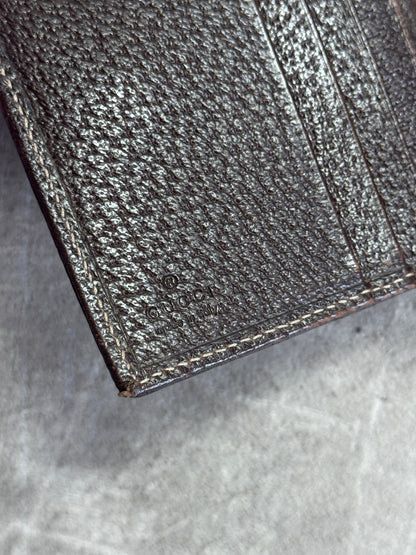 Gucci GG Gold Boot Charm Beige Monogram Canvas Purse