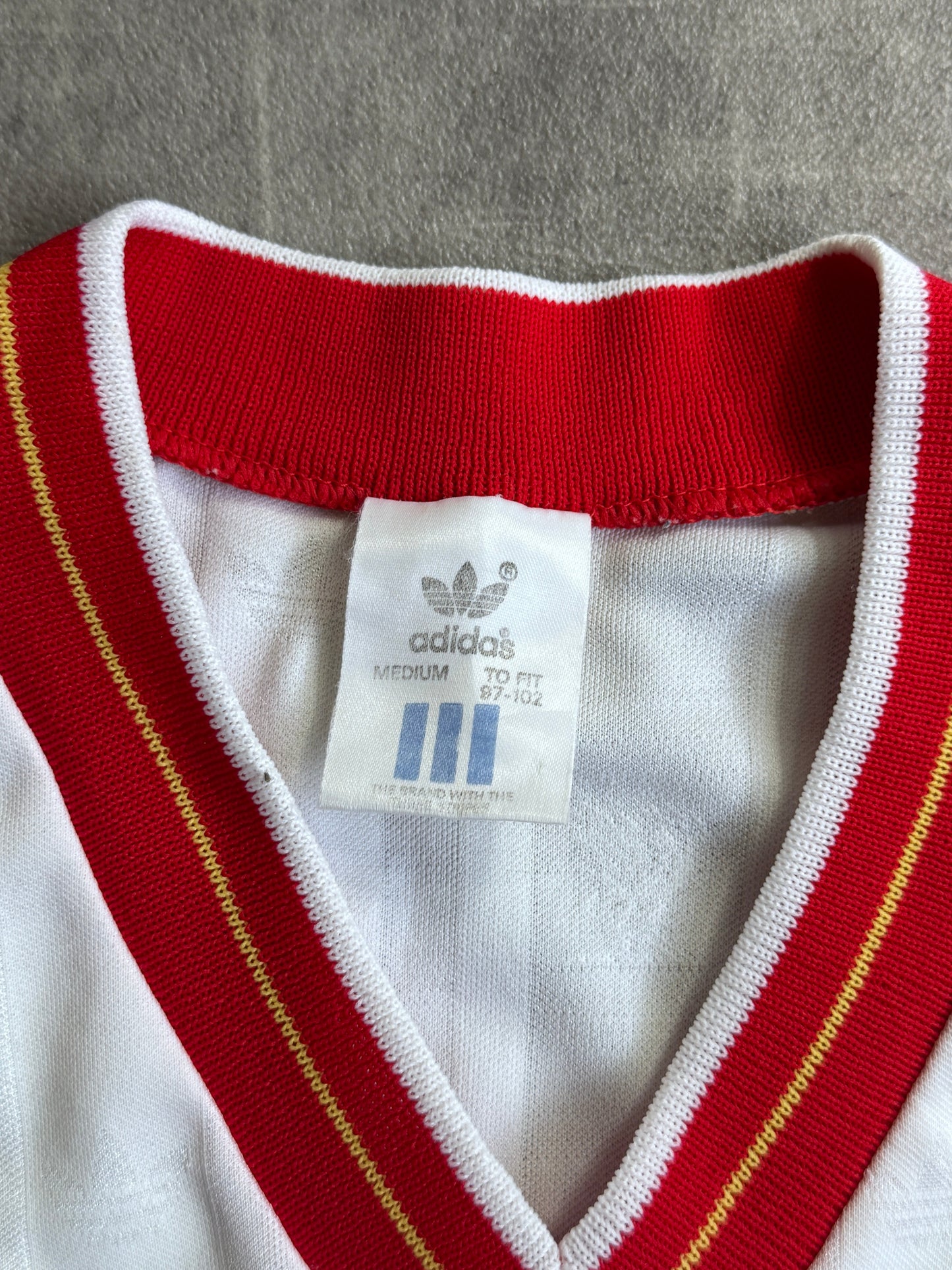 1985-87 Liverpool FC Away Adidas Football Shirt