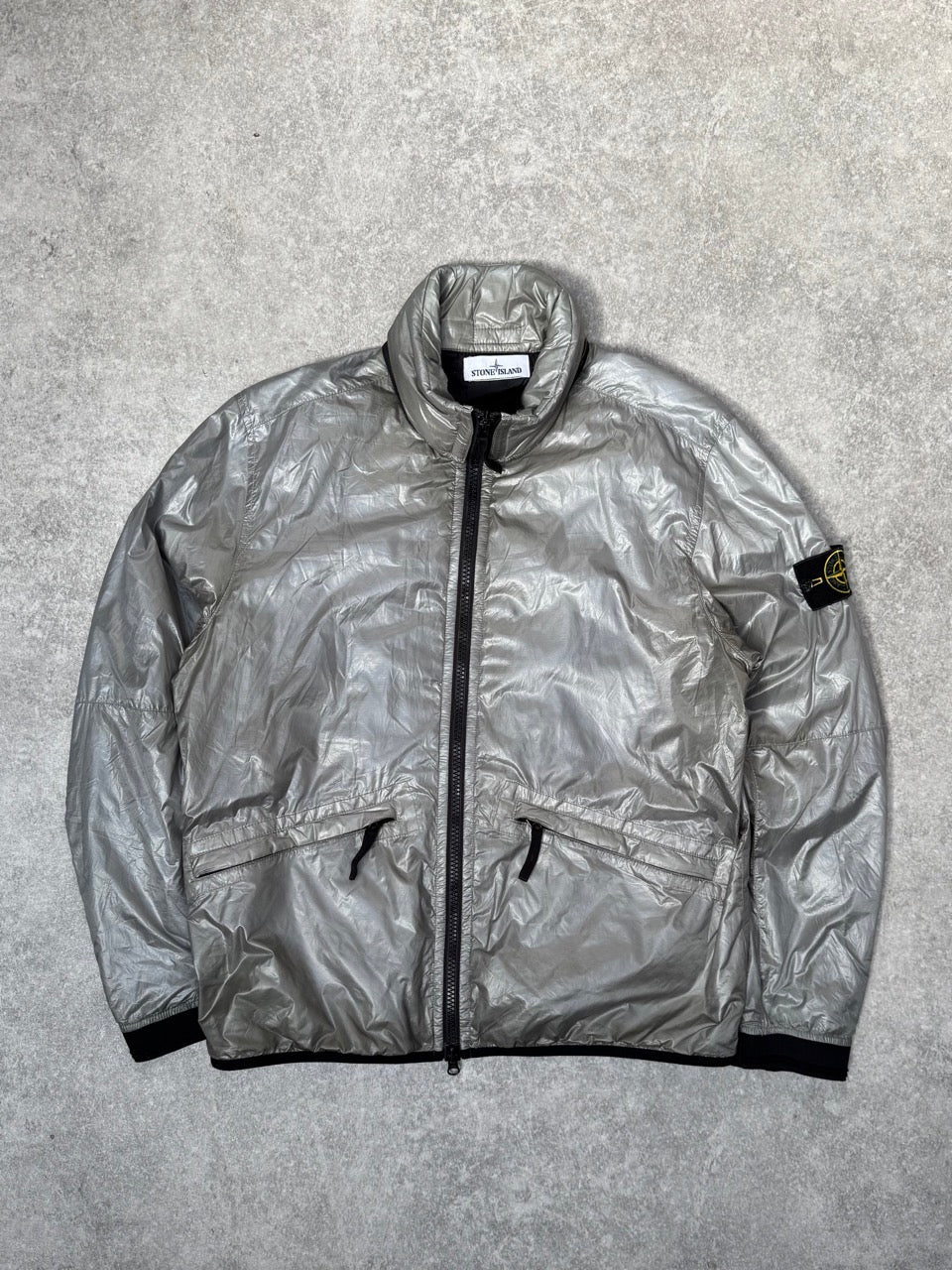S/S 2018 Stone Island Pertex Quantum Y Primaloft Grey Jacket